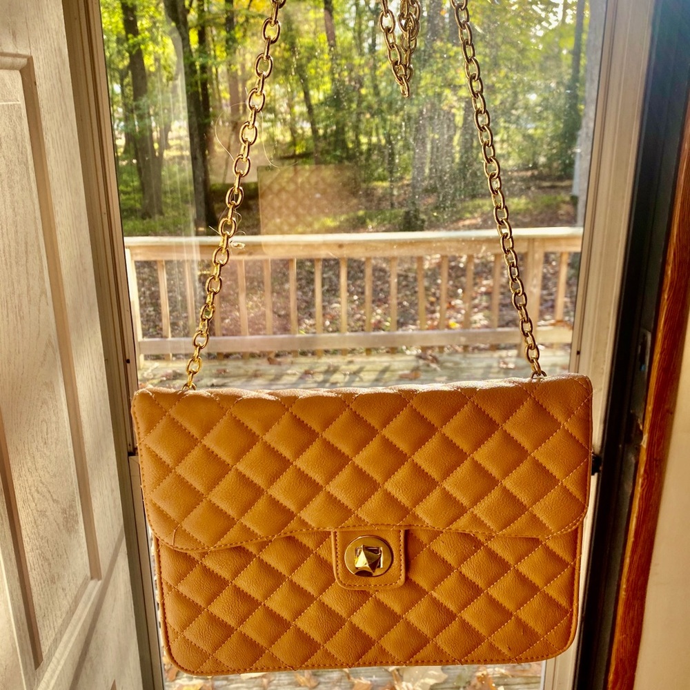 Tan crossbody bag!